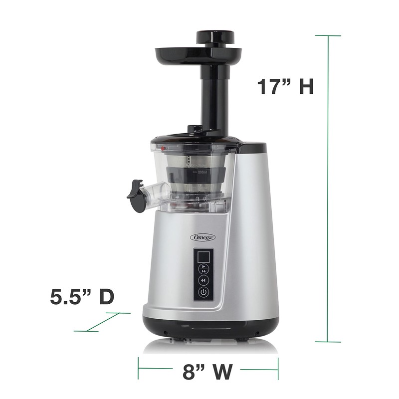 Omega Juicer Cold Press 365 Vertical 65 RPM Slow Masticating