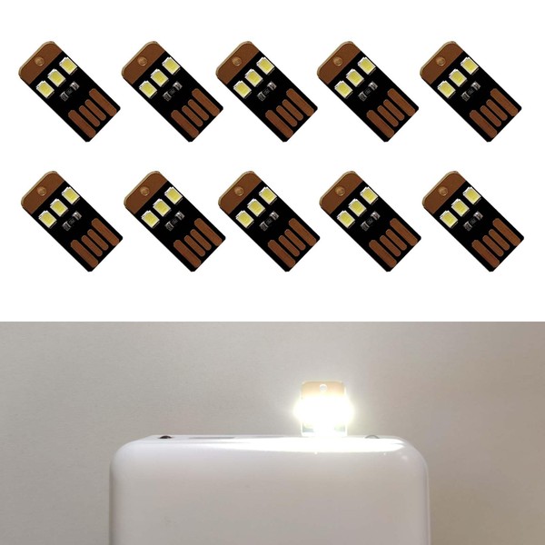 Zwrixur Mini USB LED Light, Ultra Slim USB LED Night