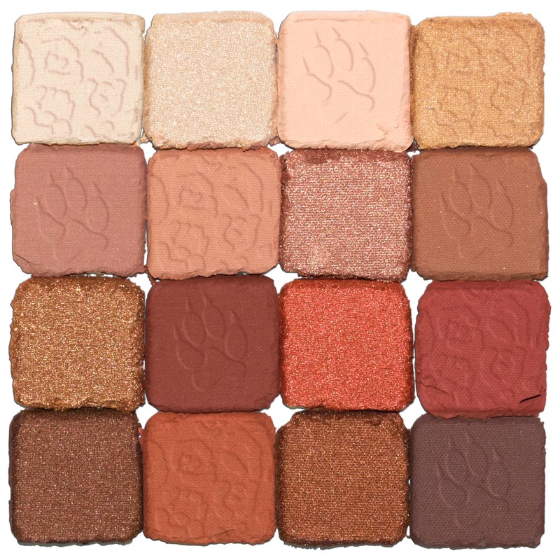 NYX Professional Make-Up Eye Shadow Palette with 16 Shades, Intense