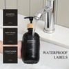 Shampoo and Conditioner Dispenser,16.9oz Set of 3 Plastic Refillable Shower