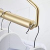 Folding Wall Mounted Clothes Hanger Rack Clothes Hook Solid Brass