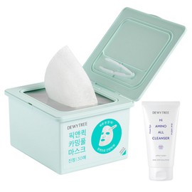 Lamont Lash Monster Disposable Face Pack Wrap Mask 100 Pieces 2 / 라몽 래쉬몬스터 일회용 얼굴팩 랩 마스크 100개입 2개