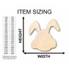 Unfinished Wood Easter Bunny Silhouette Craft up to 46" DIY