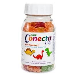 Gomitas Conecta, Vitaminas Para Niños, 60 Gomitas Kids Sabor Frutas