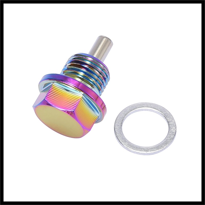 Hihaha M16x1.5 Multicolor Magnetic Oil Drain Plug with Gaskets 1