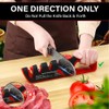 HZXOKE Knife Sharpener, 4-in-1 Kitchen Knife Sharpener, 6 Adjustable Sharpening