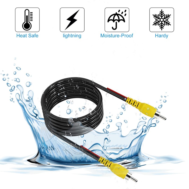 VOJKOREL Upgraded Double Shielded RCA Video Cable for Display and