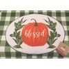 Harvest Collection BLESSED PUMPKIN PLACEMATS Set(4) NWT AUTUMN Fall Thanksgiving