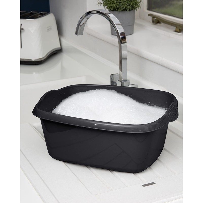 TENLITE Set of 2 Large Rectangular Washing Up Bowl with