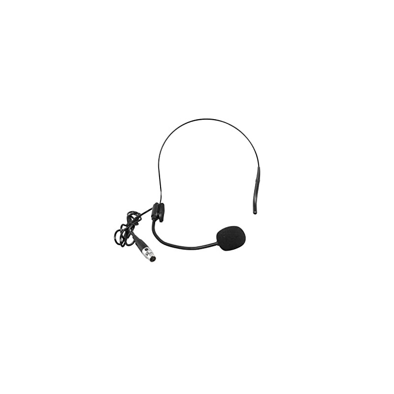 OMNITRONIC UHF-E Series Headband Microphone Black | Headband Microphone for