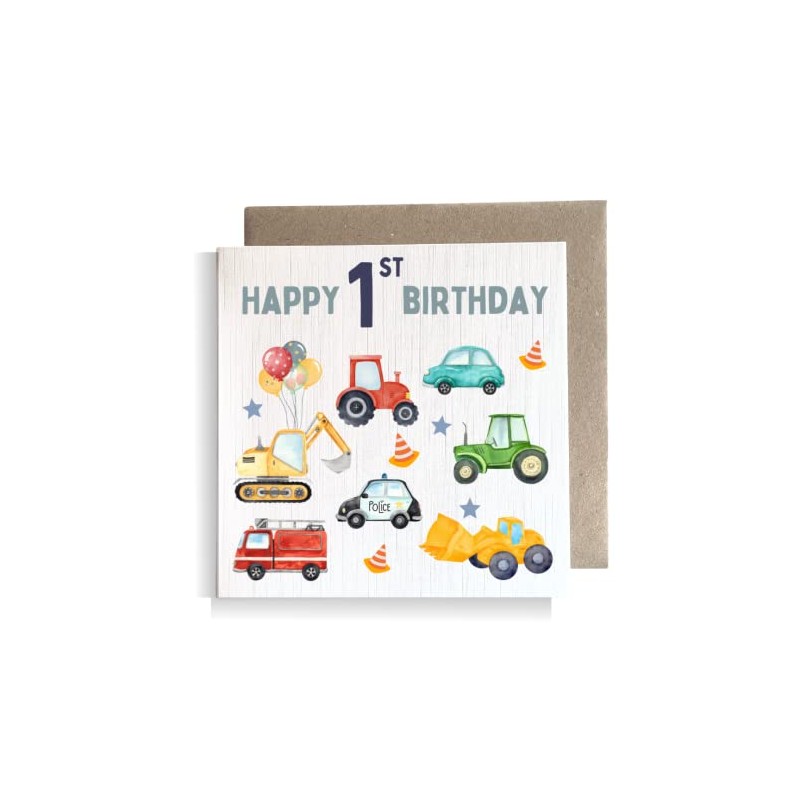 Second Ave 1st Birthday Age 1 Children's Kids Baby Tractor