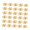 HOMSFOU 30 Pcs Box Mini Hinge Hinges for Kitchen Cabinets