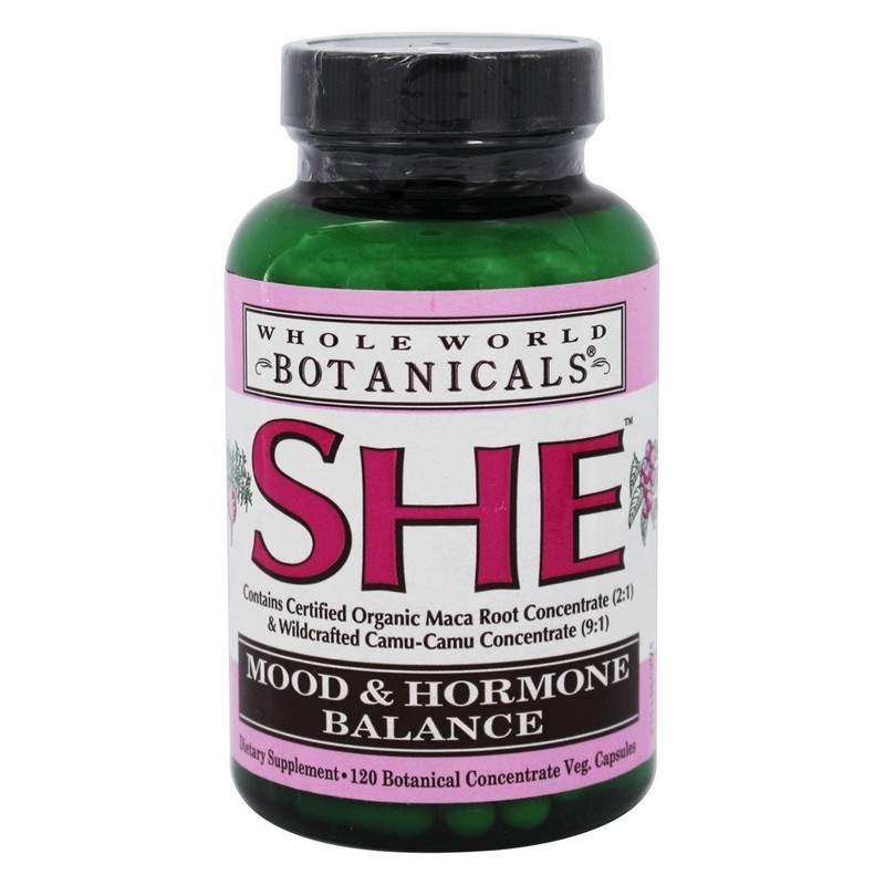Whole World Botanicals She Mood & Hormone Support, 120 Veg