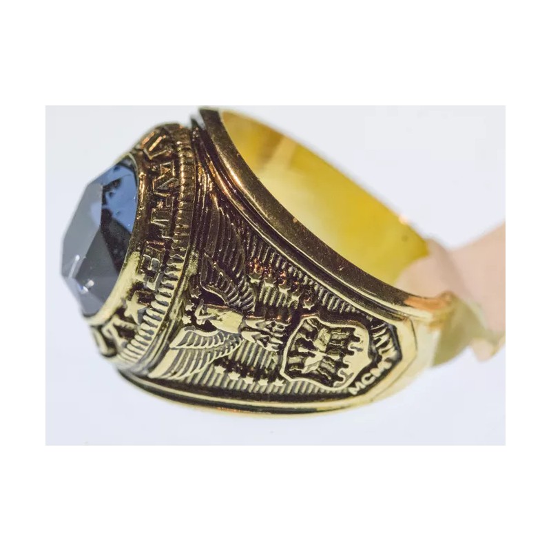 Unbranded Private Pilot Ring - Blue Stone -size 7