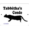 Comfort House Cat Name Sign - Unique Cat House Name