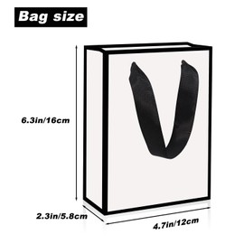 lvzhen Small Gift Box and Gift Bag, 9x7x3cm Jewellery Gift Box and Paper Gift Bag Bracelet Earring Ring Necklace Gift Box with Lid for Gifts Presents