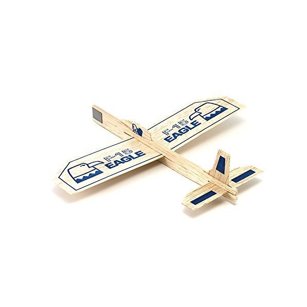 Guillows Balsa Airplane Eagle Glider Plane Toy - Party Favor Lot Of 6