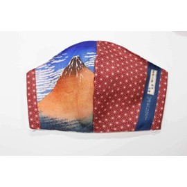 ORIE original Ukiyo-e Japanese Pattern Series 5 Katsushika Hokusai 366 Scenes of Tomorrow Kaiyoe (Red Fuji), Made in Japan, Souvenir, Made in Imabari