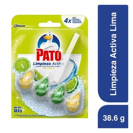 Pato Pastilla para Baño En Canastilla, Limpieza de Larga Duración, Aroma Lima Fresca, 38.6g