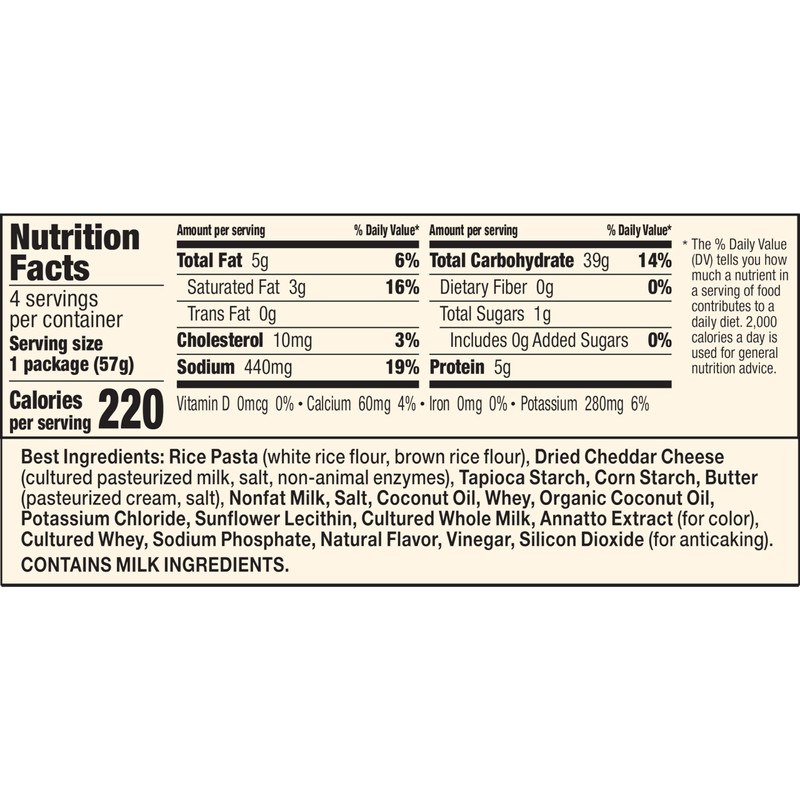 Annie's Gluten Free Macaroni and Cheese, Microwavable Rice Pasta and