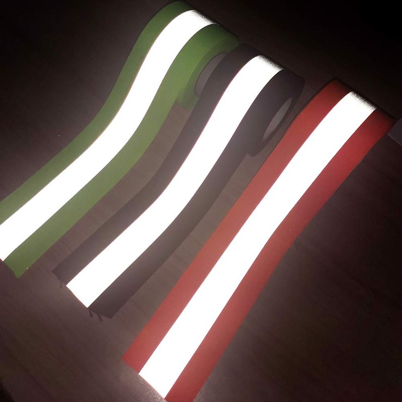 JINBING Sew On Silver Reflective Tape for Clothing Safety Fabric