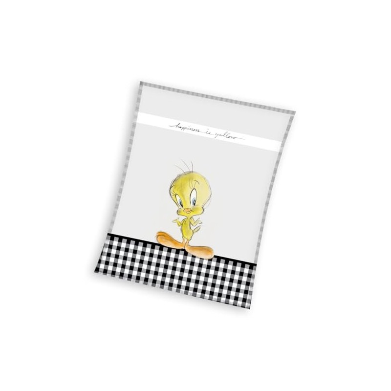 Carbotex LOONEY TUNES Tweety Blanket 130 x 170 cm -