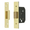 Sterling MLD525 2.5-inch/67mm 5-Lever Deadlock - Brass