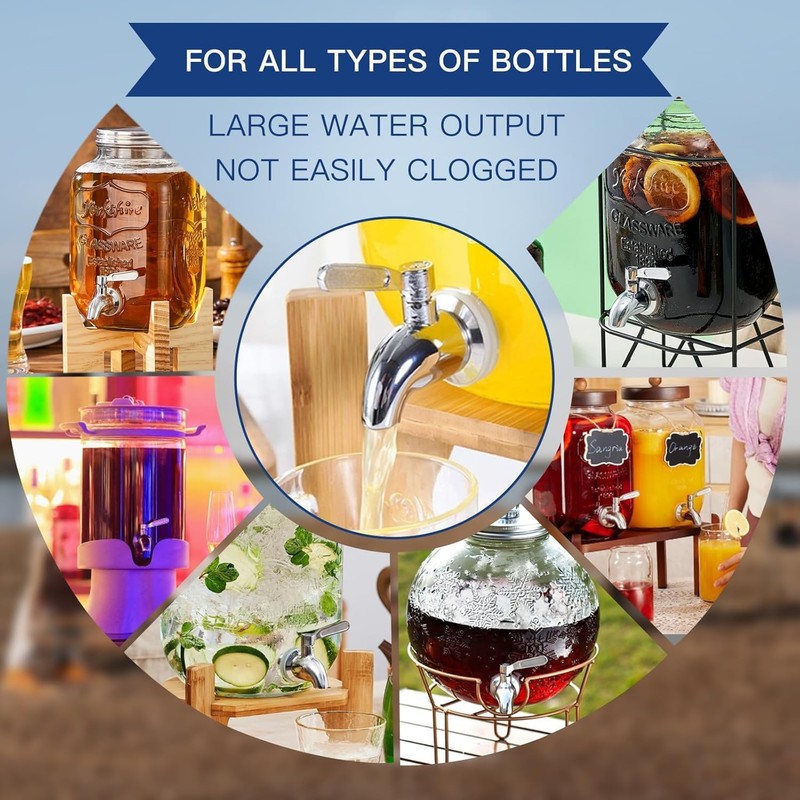 Stainless Steel Spigot for Beverage Dispenser Outdoor Water Faucet Dispenser