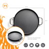 Outset Grill Paella and Deep Dish Pizza Pan, Cast Iron
