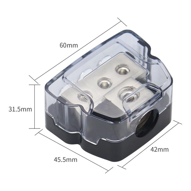Triple Distribution Block 50 mm²/25 mm² in 25 mm² or