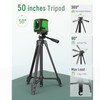 Laser Level with 50” Tripod, 360° Self Leveling Cross Line
