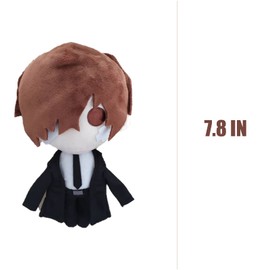 Kejodiy BSD Plush Doll Anime Plush Animal Soft Cartoon Figure Toys Cushions Pillows Gifts 7.8 Inches