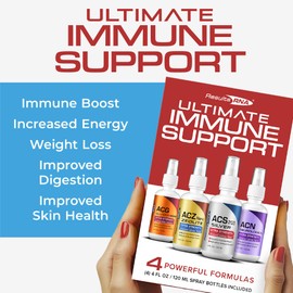 Results RNA – Ultimate Immune Support System – ACS 200 Silver/ACZ Nano Zeolite/ACG Glutathione/ACN Neuro (2 oz - 30 Servings - 2,000mg)