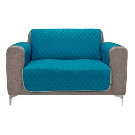 Colchas El Elefantito Protector De Sillon 2 Plazas Azul Rey  Catania Dos Vistas Liso