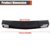 labwork Front Bumper Lower Valance Skid Plate Glossy Black without
