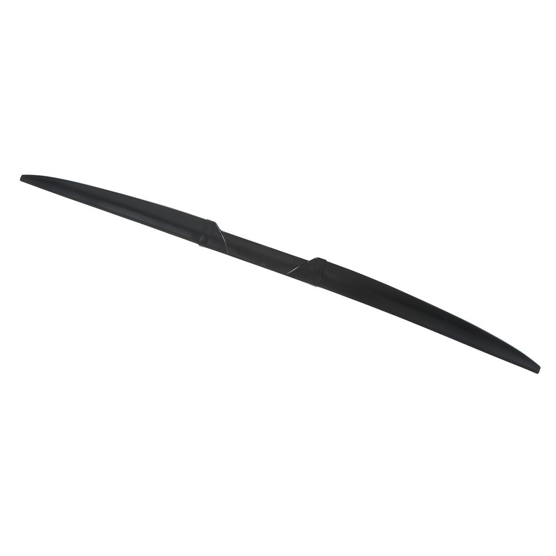 Car Rear Wing 52.76 Inch Rubber Trunk Lid Tailgate Spoiler
