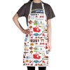 MYSOMY Canada Cooking Apron Canadian Kitchen Apron Canada Maple Leaf