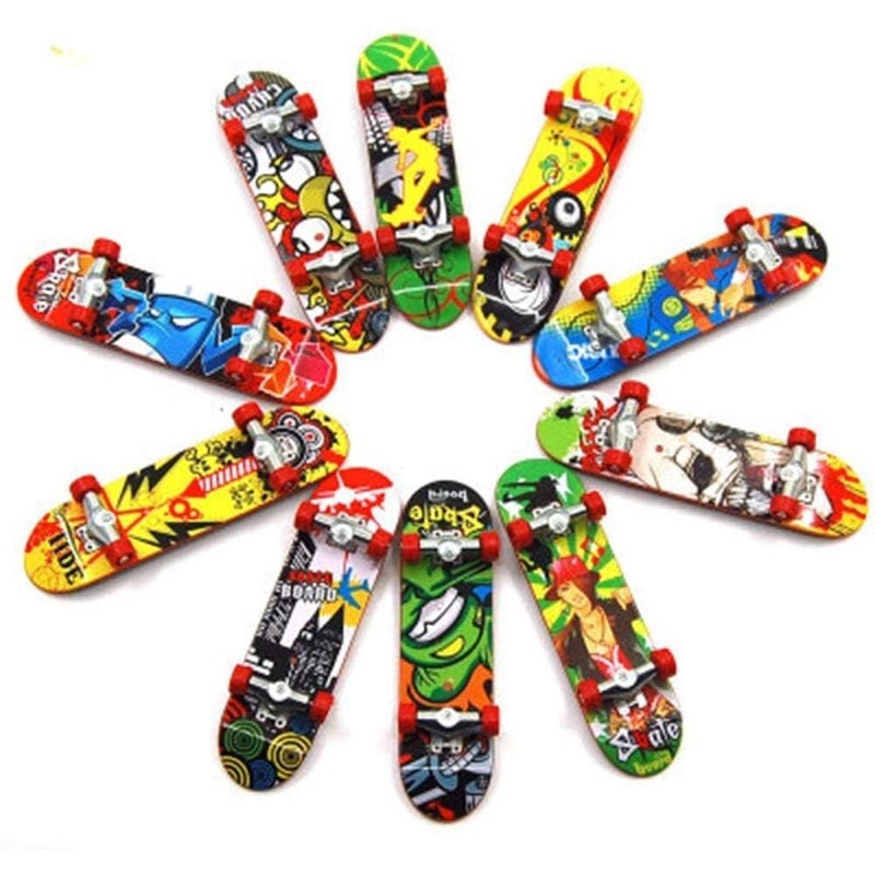 Sipobuy Mini Skateboard Toy Deck Truck Finger Board Skate Park