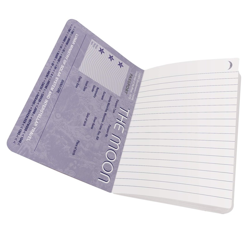 Passport to the Moon Mini Notebook