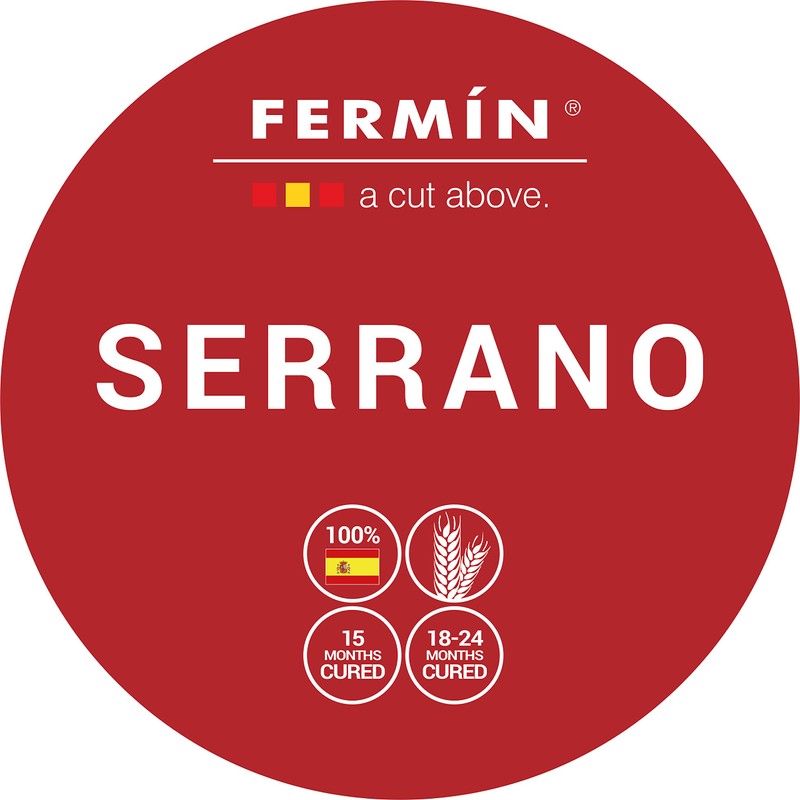 Serrano Ham Sliced 2 oz 4-pack by Fermin