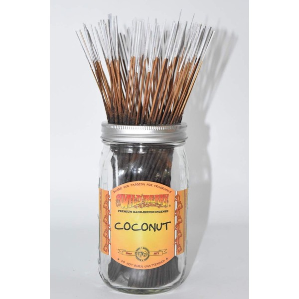 Nature's Enlightenment Coconut Wildberry Incense Sticks- 10 Sticks- Incense Sticks