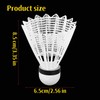 Paifeancodill Badminton Shuttlecocks Birdies, 12 Pcs Nylon Badminton Birdies, Feather