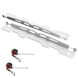 LCGP Wheel Alignment Tool Plates 2 Pack Toe Alignment Tool with 2 Measuring Tapes Provide Accurate Alignment Suitable for Jeep、Truck、SUV and Vehicle Silver