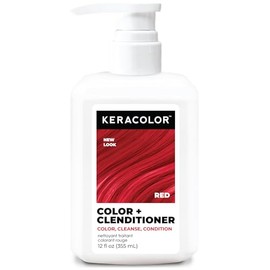 Keracolor - Climatizador Color Plus, rojo, 12 onzas