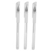 3pcs Eyebrow Positioning Marker Pen for Microblading Quick Application Portable for Travel Body and Makeup