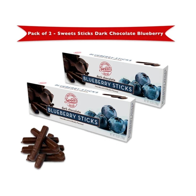Sweets Sweet Candy Company Dark Chocolate Blueberry Sticks - Gourmet