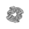 Jumbo Cotton Scrunchie Hair Tie - Light Heather