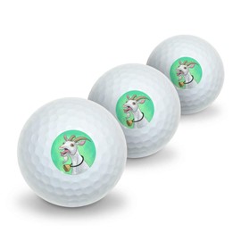 GRAPHICS & MORE Screaming Goat Novelty Golf Balls 3 Pack