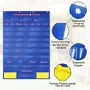 Spanish Bilingual Calendar & Weather Pocket Chart – 142 Laminated