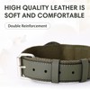 LiRui.R AirTag Dog Collar Soft Leather Webbing Dog Collar for